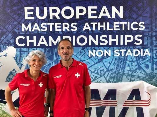 Image European Master Championships à Grosseto/it avec deux cabistes