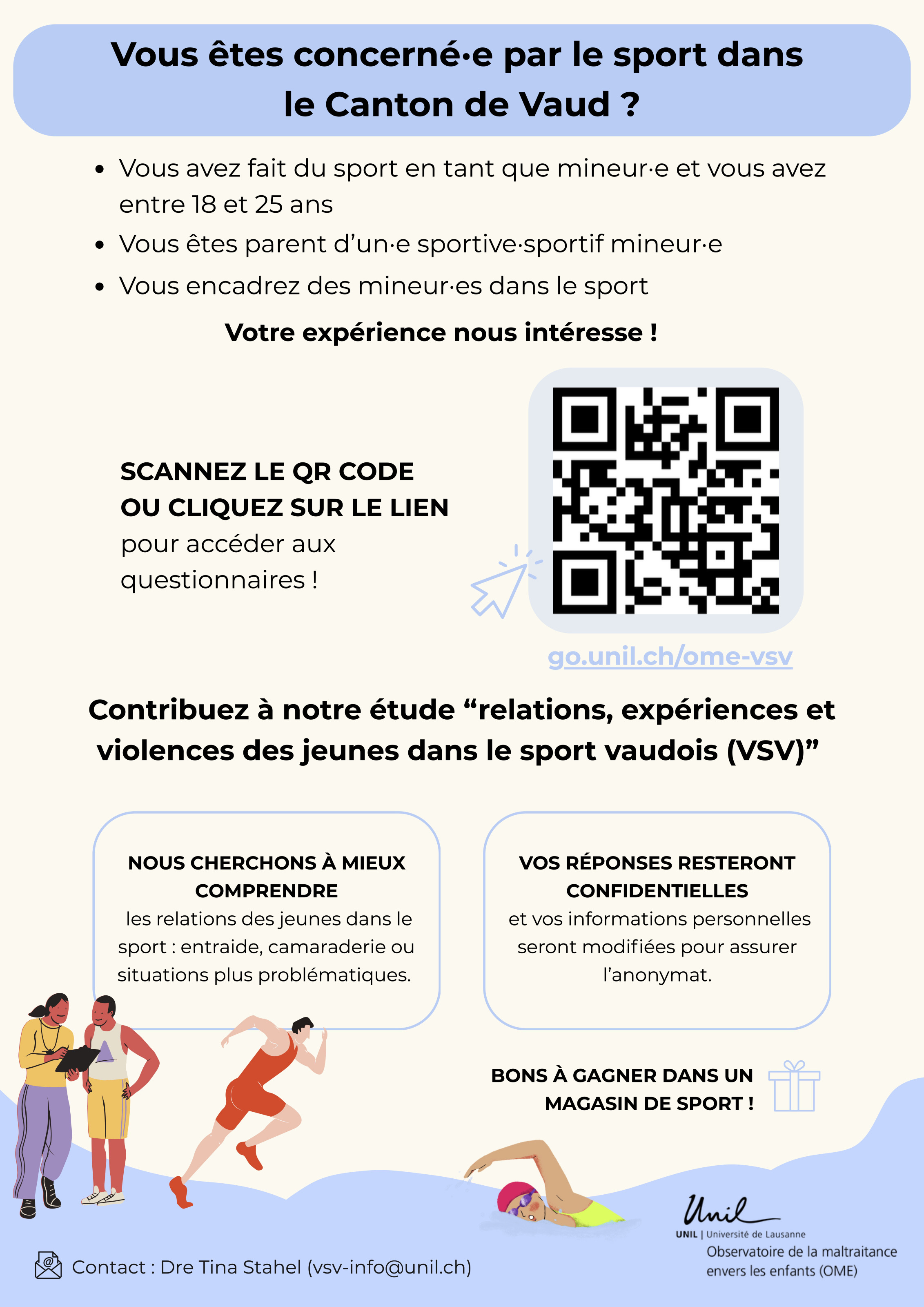 Image Projet relations et expériences de violence des mineures dans le sport vaudois Image Projet relations et expériences de violence des mineures dans le sport vaudois