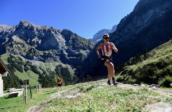 Image Nicole Ansermet au Trail des Dents du Midi
